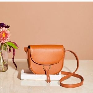 JJ Winters Ivy Leather Crossbody brown NEW NWT